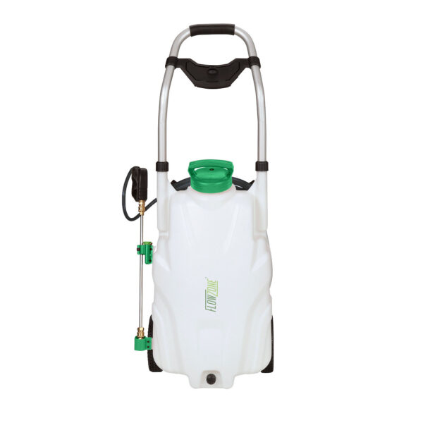 FlowZone 2.5 Monsoon 34 Litre Battery Trolley Sprayer + 18v 5.2ah Battery