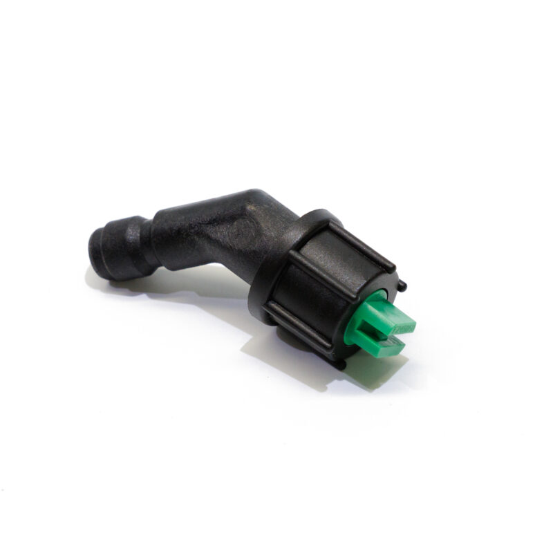 FlowZone Nozzle Quick Connect 25 degree T Jet Style Fan Angle with 45 degree Nozzle