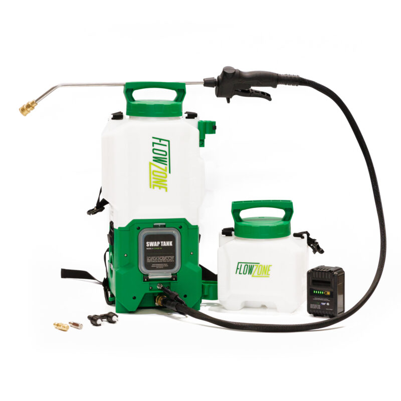 FlowZone Microburst Swap Tank 4-7 Litre Sprayer With Battery Included