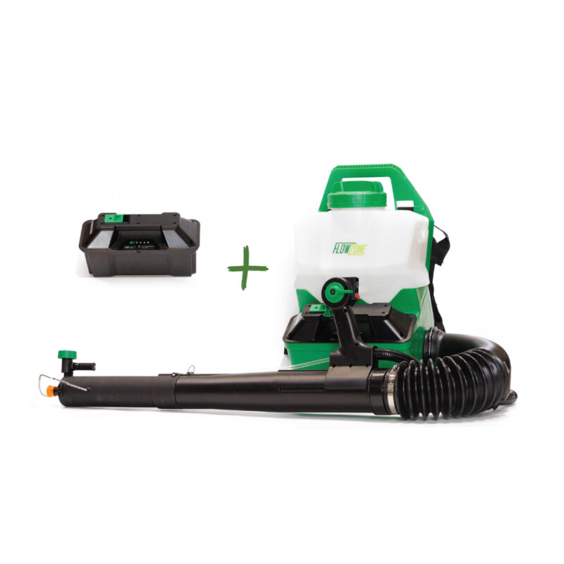 FlowZone Vortex 40V / 8AH Backpack Mister Plus Additional 12ah Battery