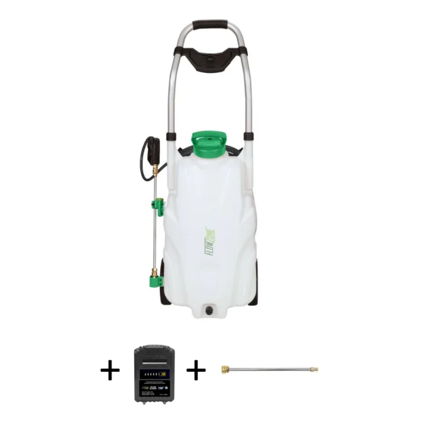 Flowzone Monsoon 34 Litre + Additional 18V 5.2 AH Battery and Wand