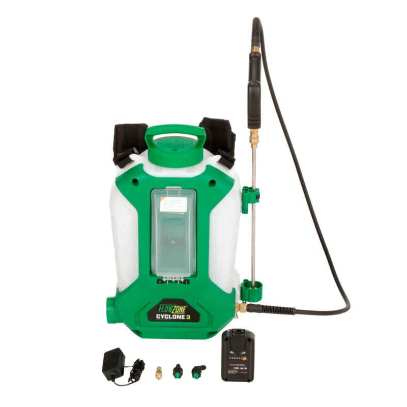 FlowZone Cyclone G3 15 Litre Variable 5 Speed Battery Backpack Sprayer With Battery Included